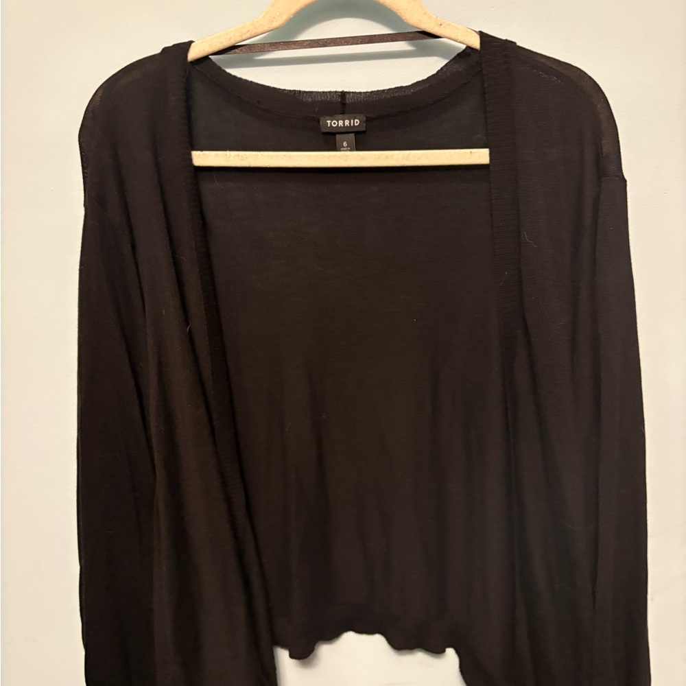 Torrid Black Women's shrug cardigan